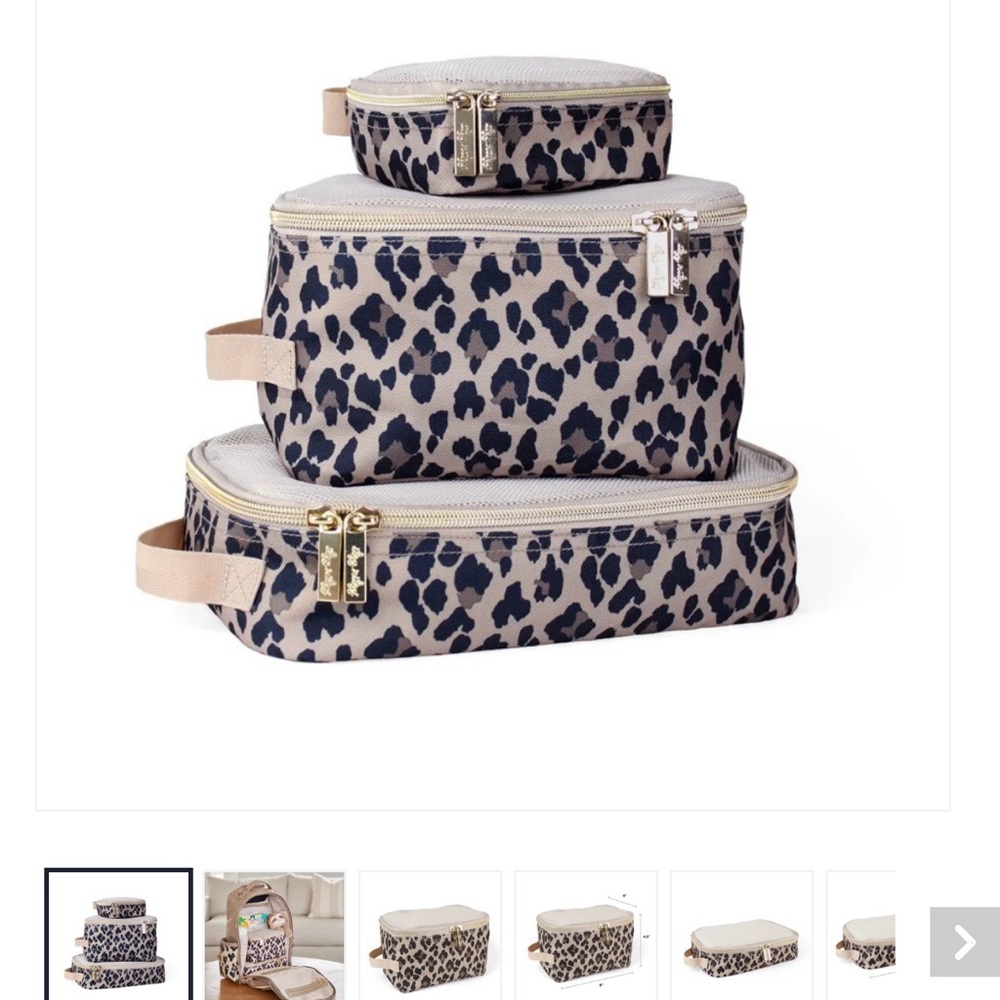 Itzy Ritzy Leopard Print Packing Cubes